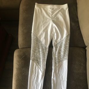 White leggings